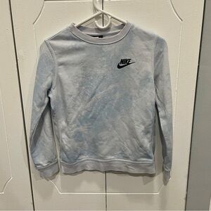 Nike Blue Tie Dye Standard Fit Sweatshirt